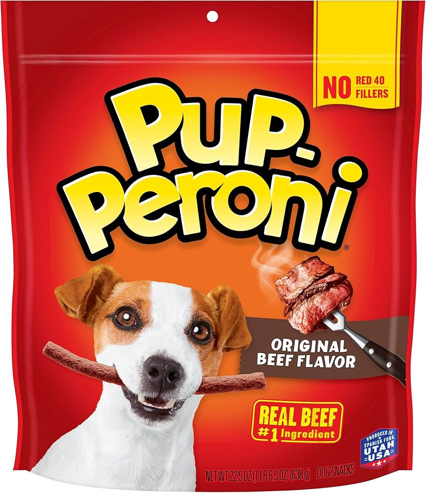 Amazon.com: Pup-Peroni Original Beef Flavor Dog Treats, 22.5 Ounce | Amazon (US)