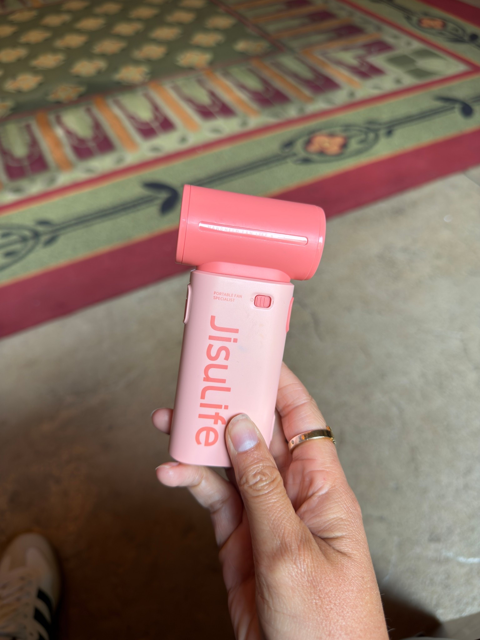 Yall this fan. She was a true life saver at WDW this last week and had EVERYONE wanting their own. Cannot recommend this one enough, 5 speeds, super powerful, cool air and lasts a long time

#LTKSeasonal #LTKActive #LTKTravel