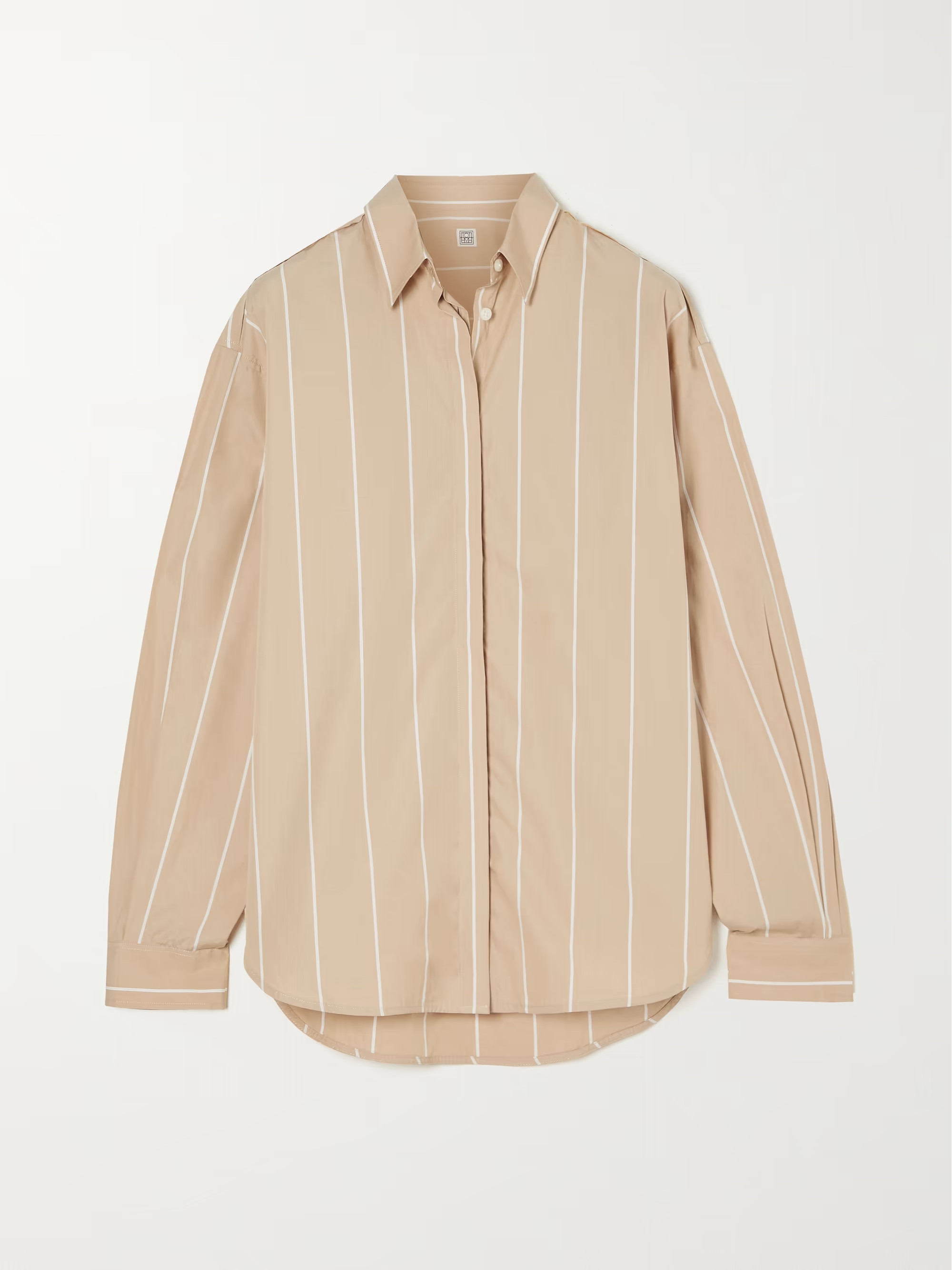 + NET SUSTAIN Signature striped organic cotton-poplin shirt | NET-A-PORTER (US)