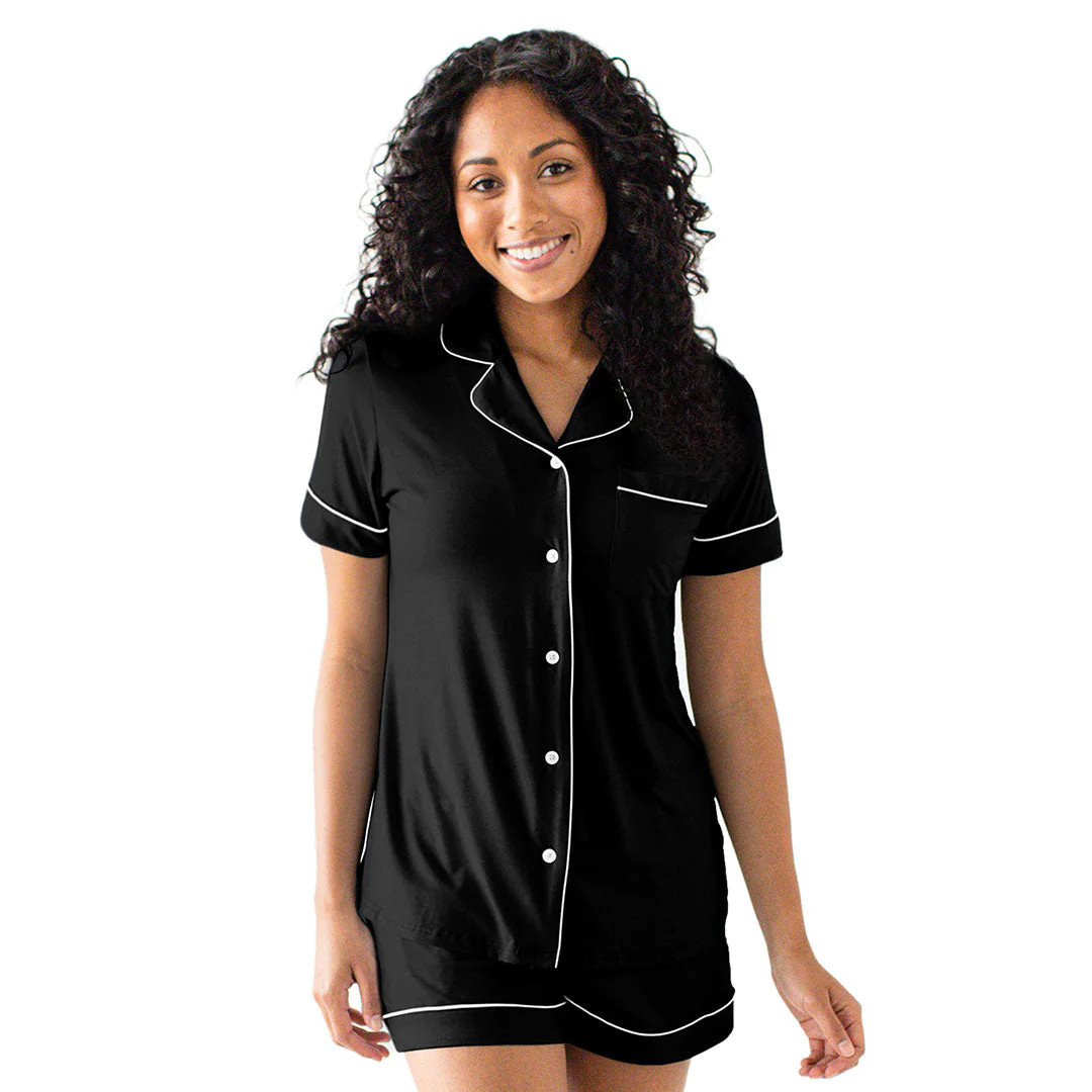 Clea Bamboo Classic Short Sleeve Pajama Set | Kindred Bravely