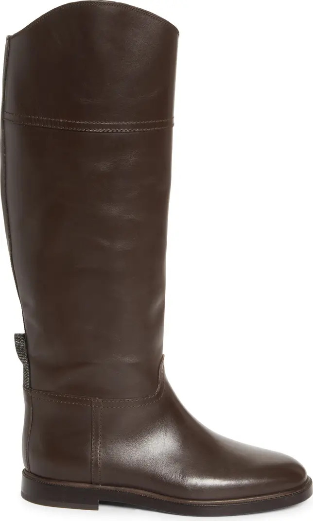 Monili Trim Riding Boot (Women) | Nordstrom