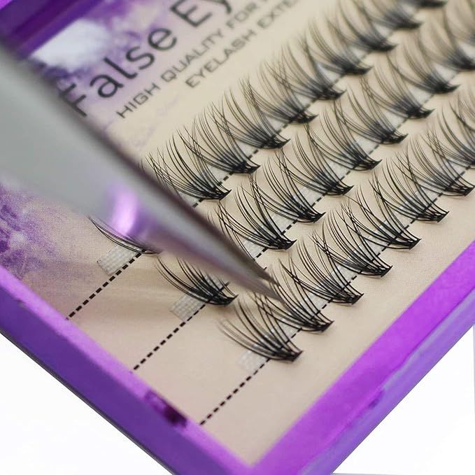 Dedila 8-20MM to Choose Professional Makeup Individual Cluster Eye Lashes 20 Root 0.07C Curl Graf... | Amazon (US)