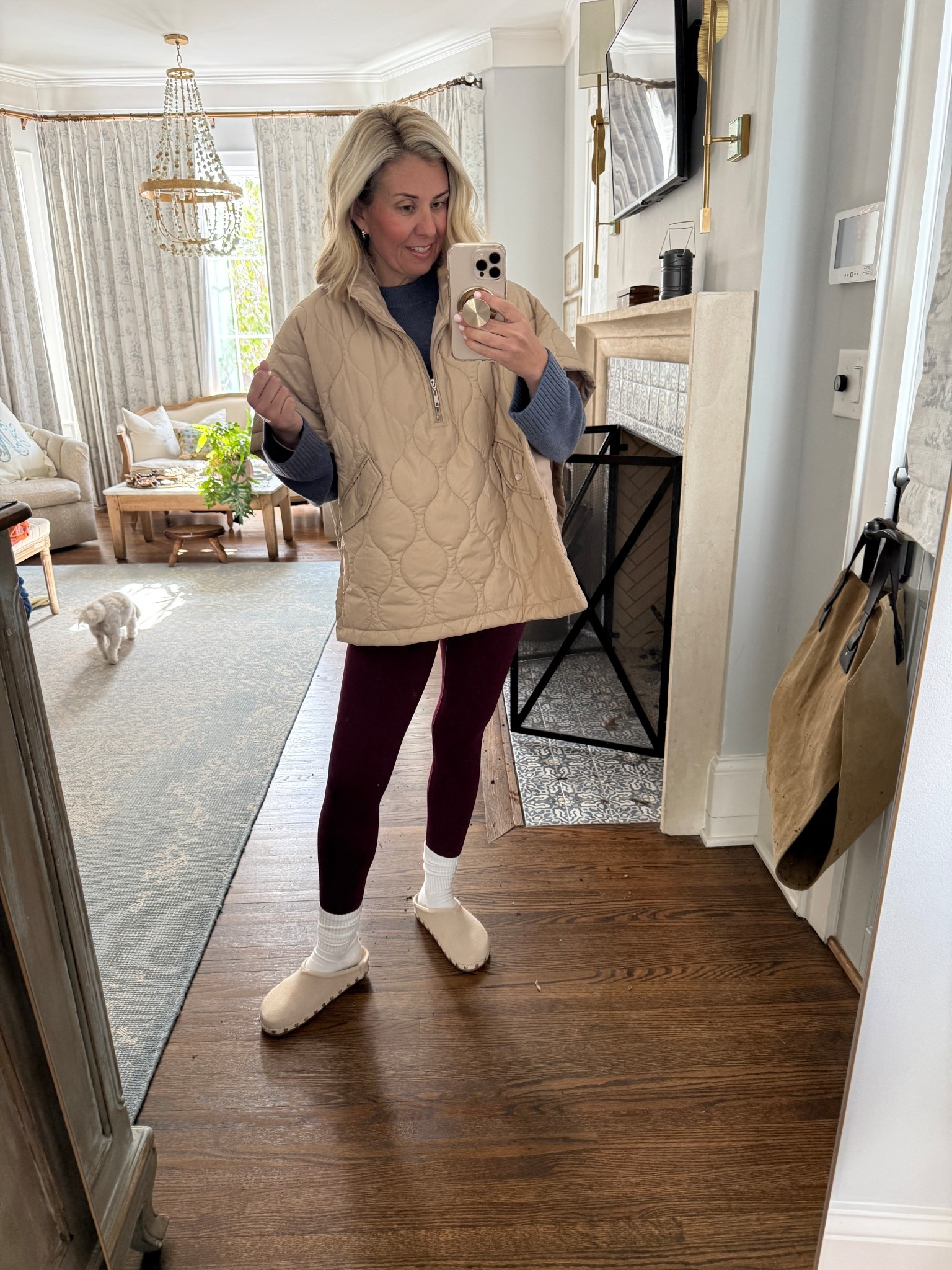 This puffer poncho has been a life saver! So cozy and warm! 

#LTKdayinmylife #LTKSeasonal #LTKmomlife