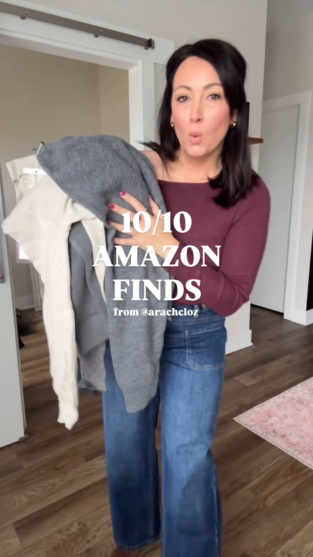 Comment “SWEATERS” and I’ll send you the links to these amazing Amazon finds all from @arachcloz #arachcloz #ad #holidayoutfit 

#LTKHoliday #LTKGiftGuide #LTKFindsUnder50