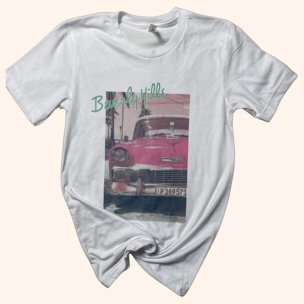 Vintage Wheels Graphic Tee Shirt ( Vintage Feel ) | Sassy Queen