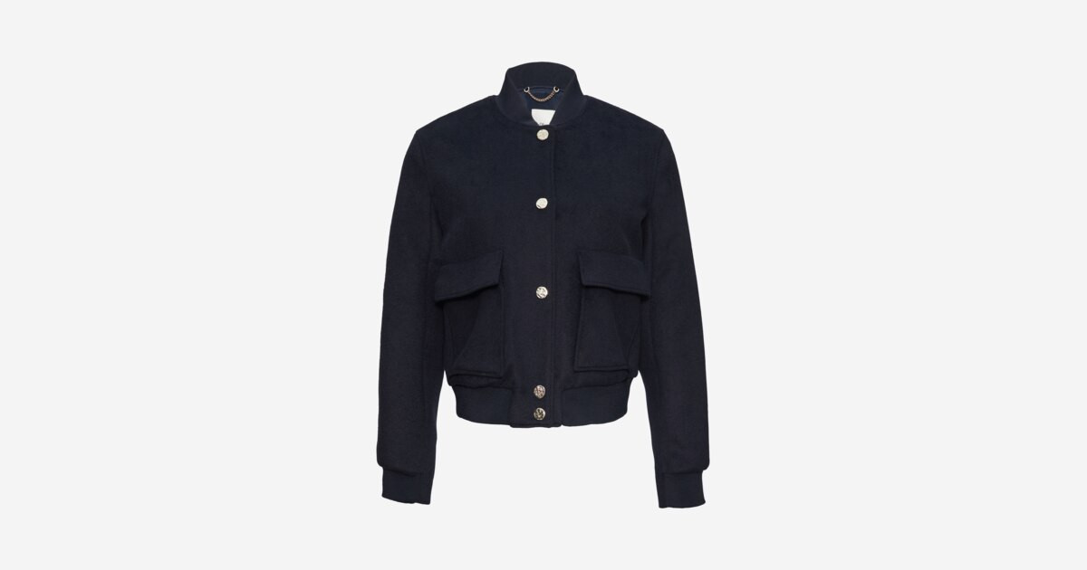 s.Oliver BLACK LABEL Jacke in Nachtblau | ABOUT YOU | ABOUT YOU (DE)