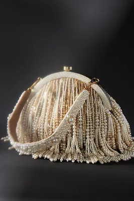 Zhuu Beaded and Pearl Tassel Bag | Anthropologie (US)