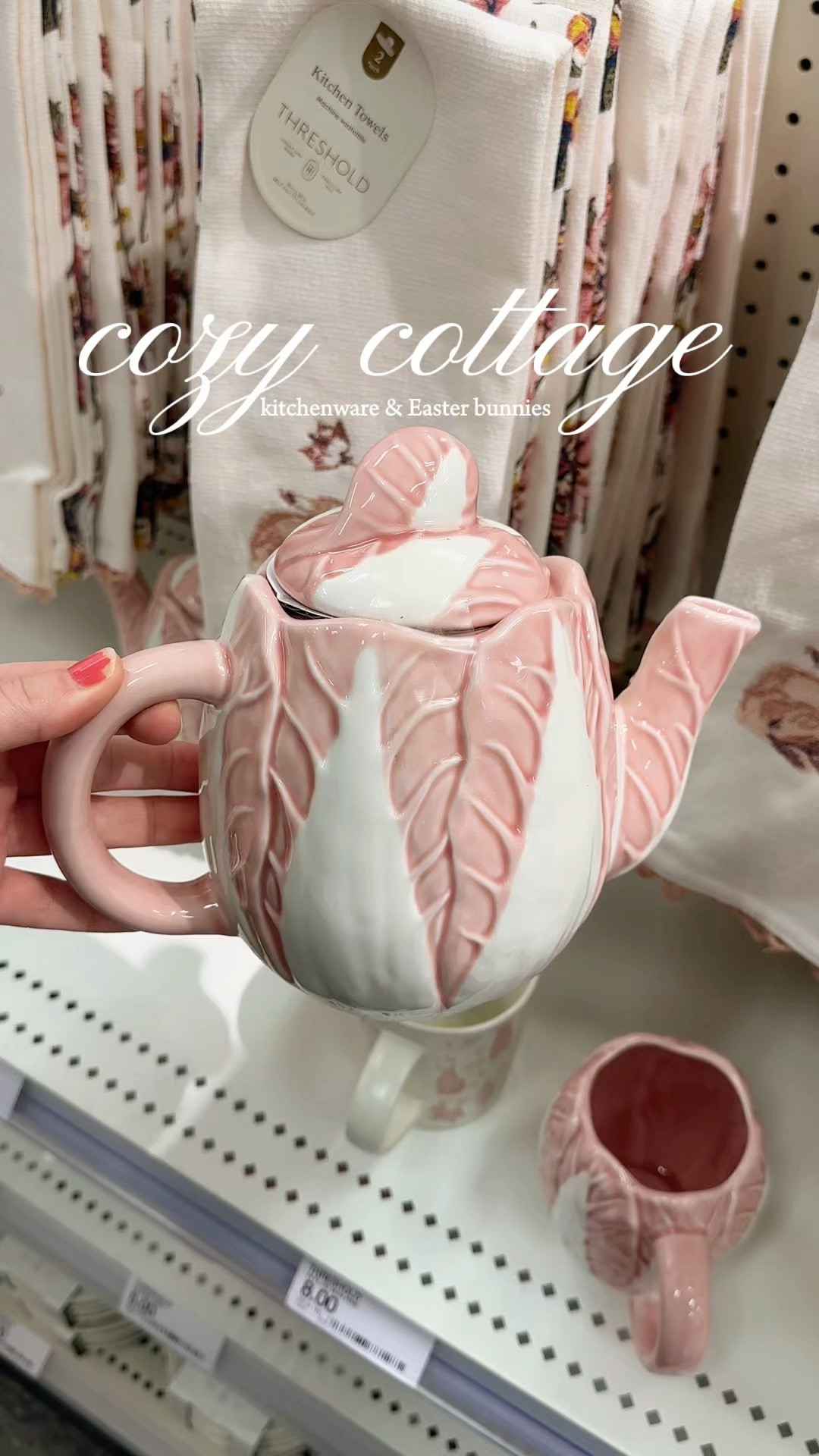 Cozy cottage spring and Easter decor arrivals for the kitchen at Target! I dont think I’ve ever seen a prettier Easter collection! Loving the cabbage! 

#LTKSeasonal #LTKHome #LTKSpringSale