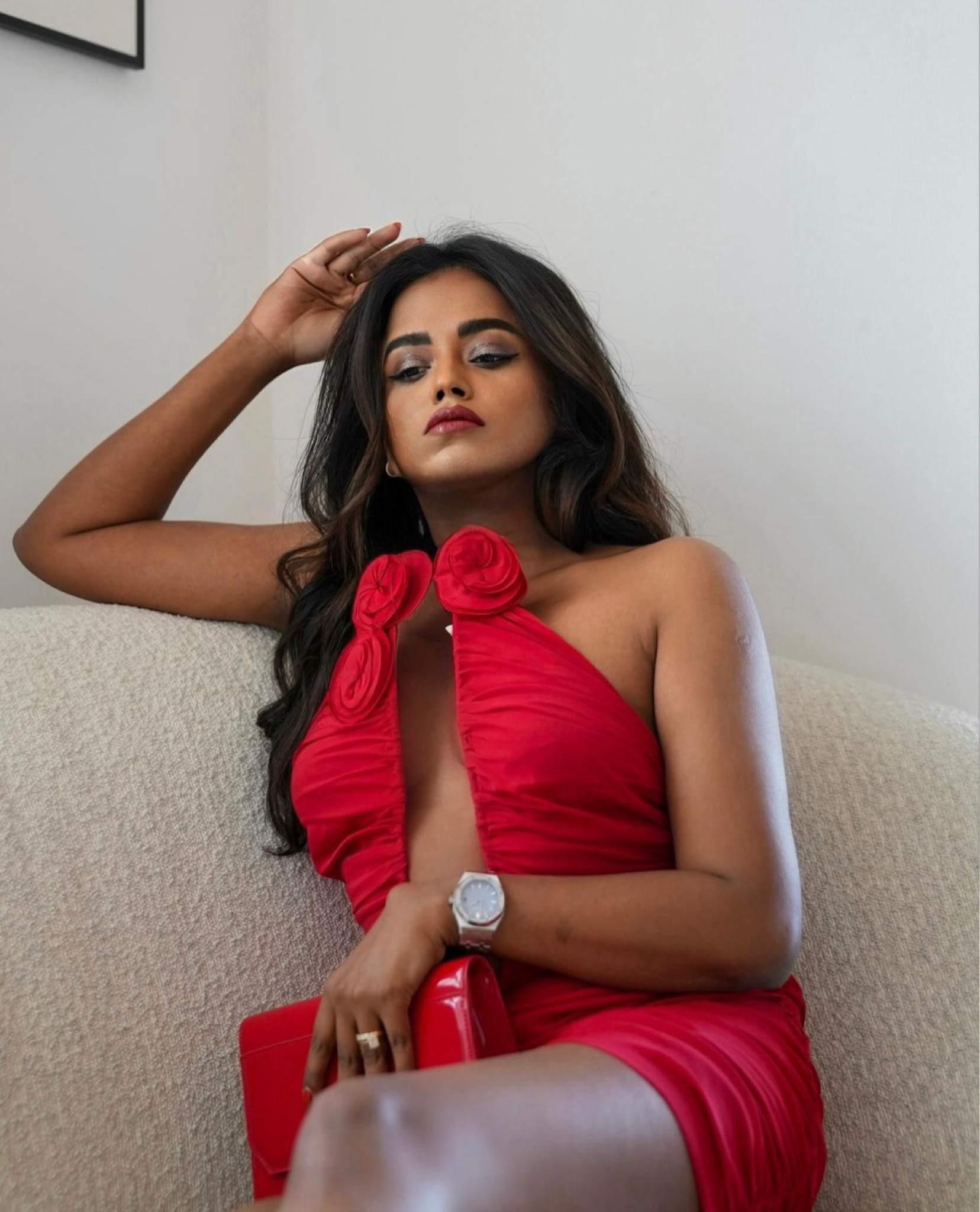 Magda Butrym dress, appliqué dress, mini dress, red dress, My Theresa, silk blend dress, floral dress, mini dress, flower dress, red outfit, party outfit 

#LTKeurope #LTKSeasonal #LTKstyletip