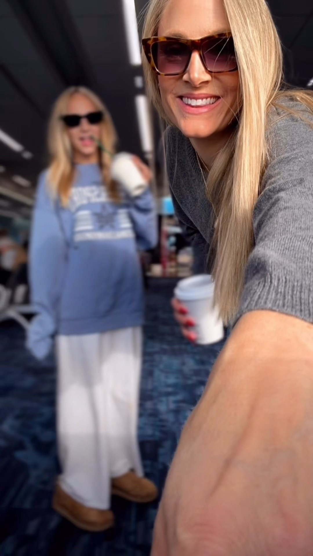 Travel outfits. Love this lightweight cashmere sweater & my wide leg jeans are extremely comfy!!! TTS. 

#LTKdayinmylife #LTKOver40 #LTKmomlife