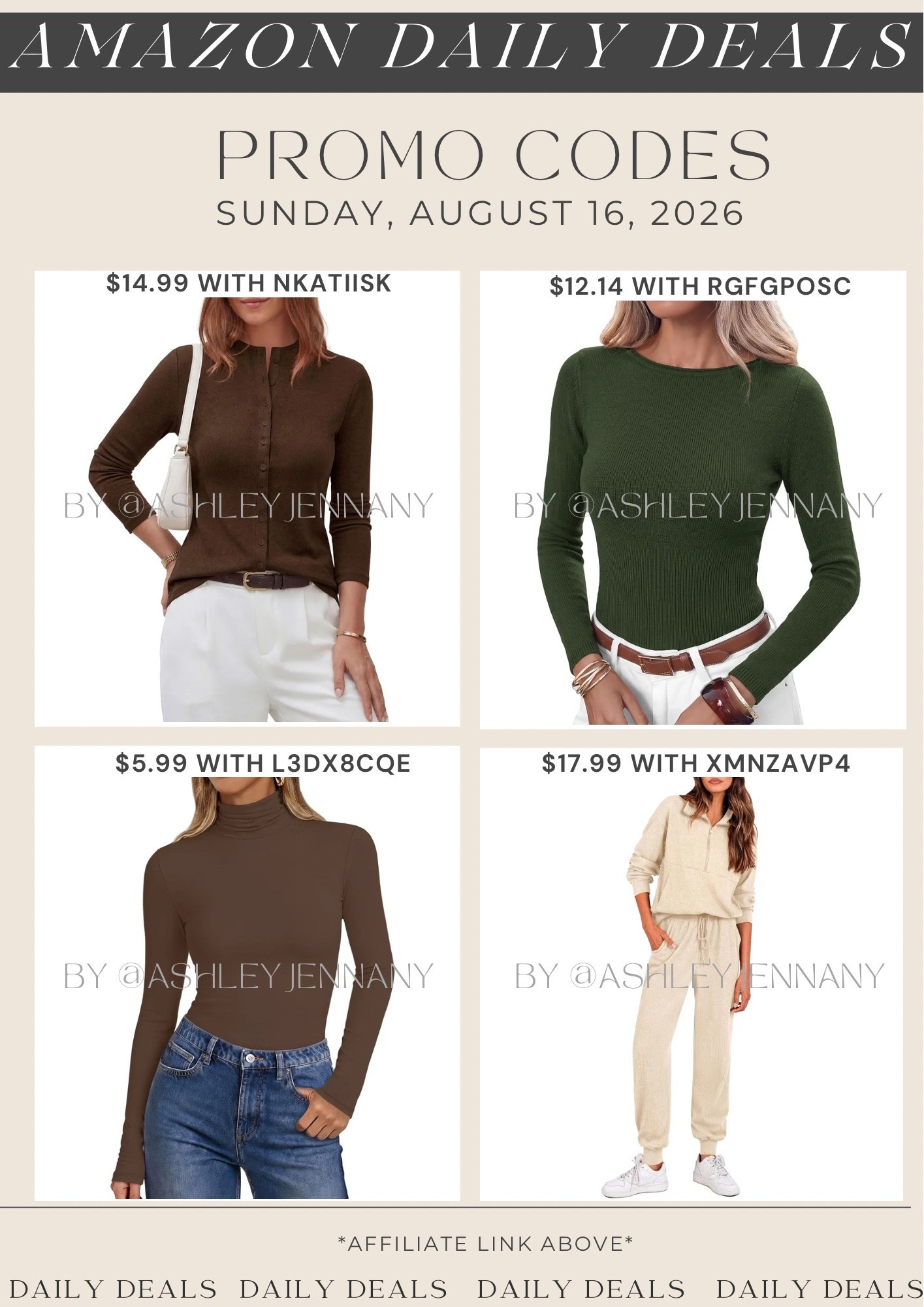 Amazon deals

#LTKSaleAlert #LTKMidsize #LTKSeasonal