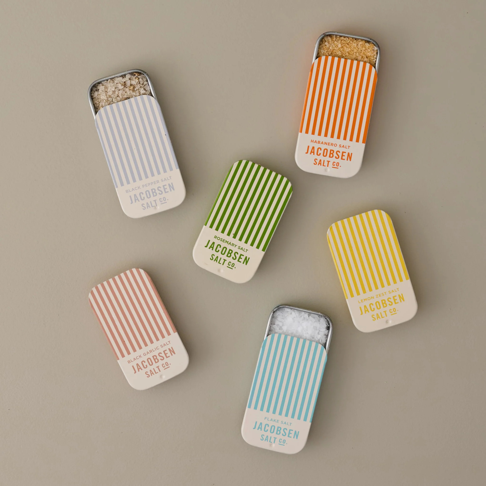Jacobsen Salt Co. Infused Salt Tin Collection | Magnolia