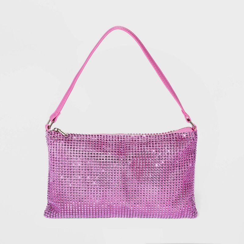 Rhinestone Mesh Shoulder Bag - Wild Fable™ | Target