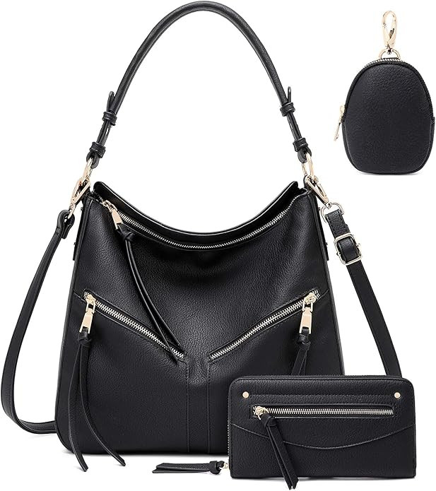 Lapsting Hobo Bags for Women Handbags Purse Ladies Boho Shoulder Bag Crossbody Purses Faux Leathe... | Amazon (US)