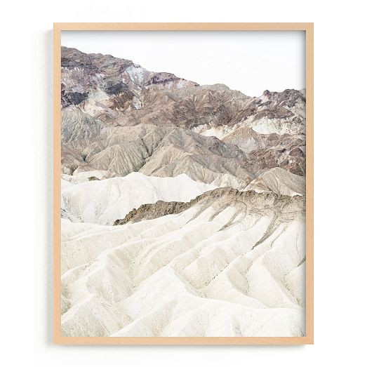 Limited Edition "White Canyon 3" Framed Wall Art by Minted for West Elm | West Elm CA