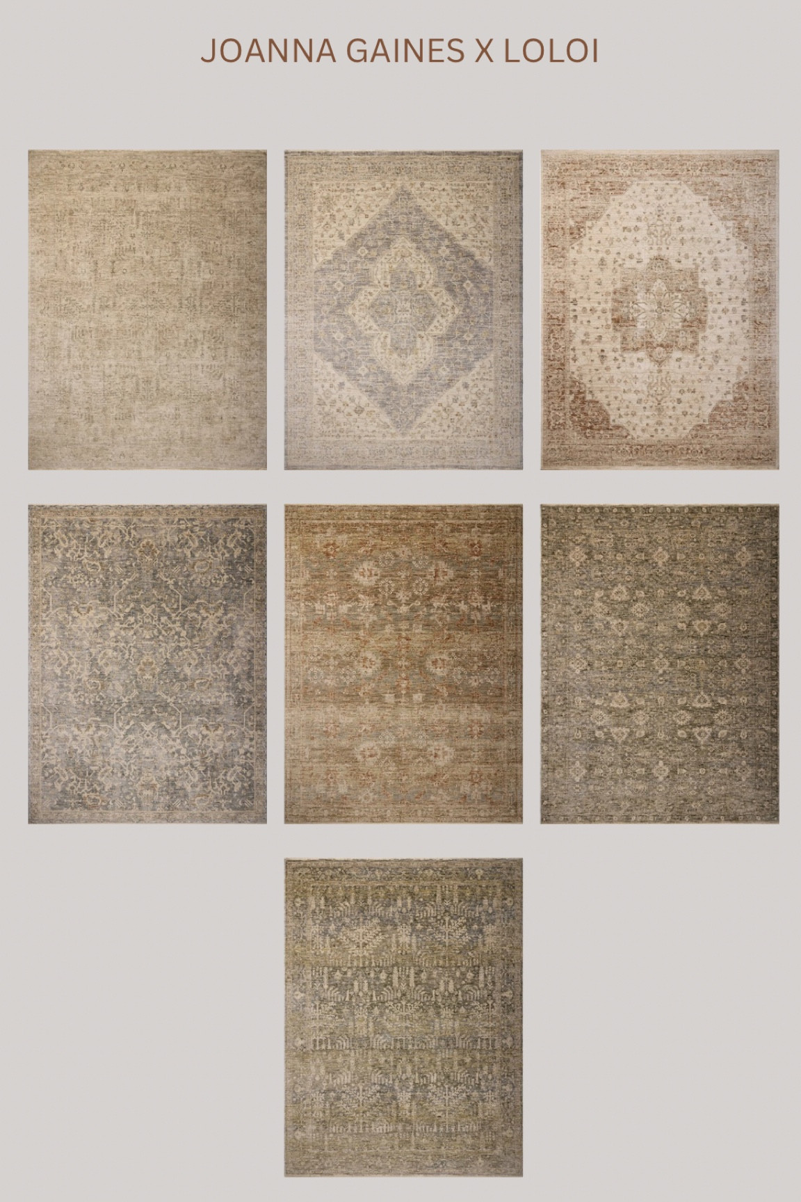 Brand new Joanna Gaines x Loloi rug collection!!!!!!! These are beautiful 😍😍😍 their rugs are always some of the best reviewed launches! 

#LTKStyleTip #LTKSaleAlert #LTKHome