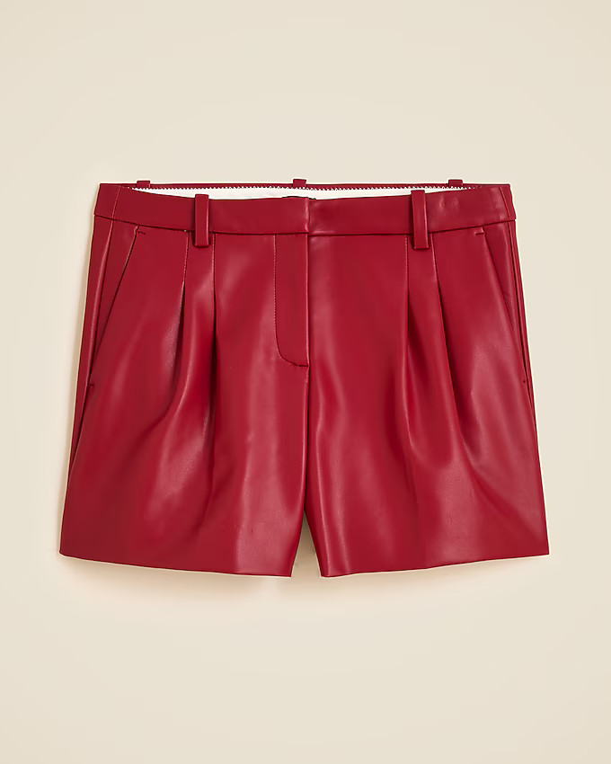 Lucia short in faux leather | J. Crew US