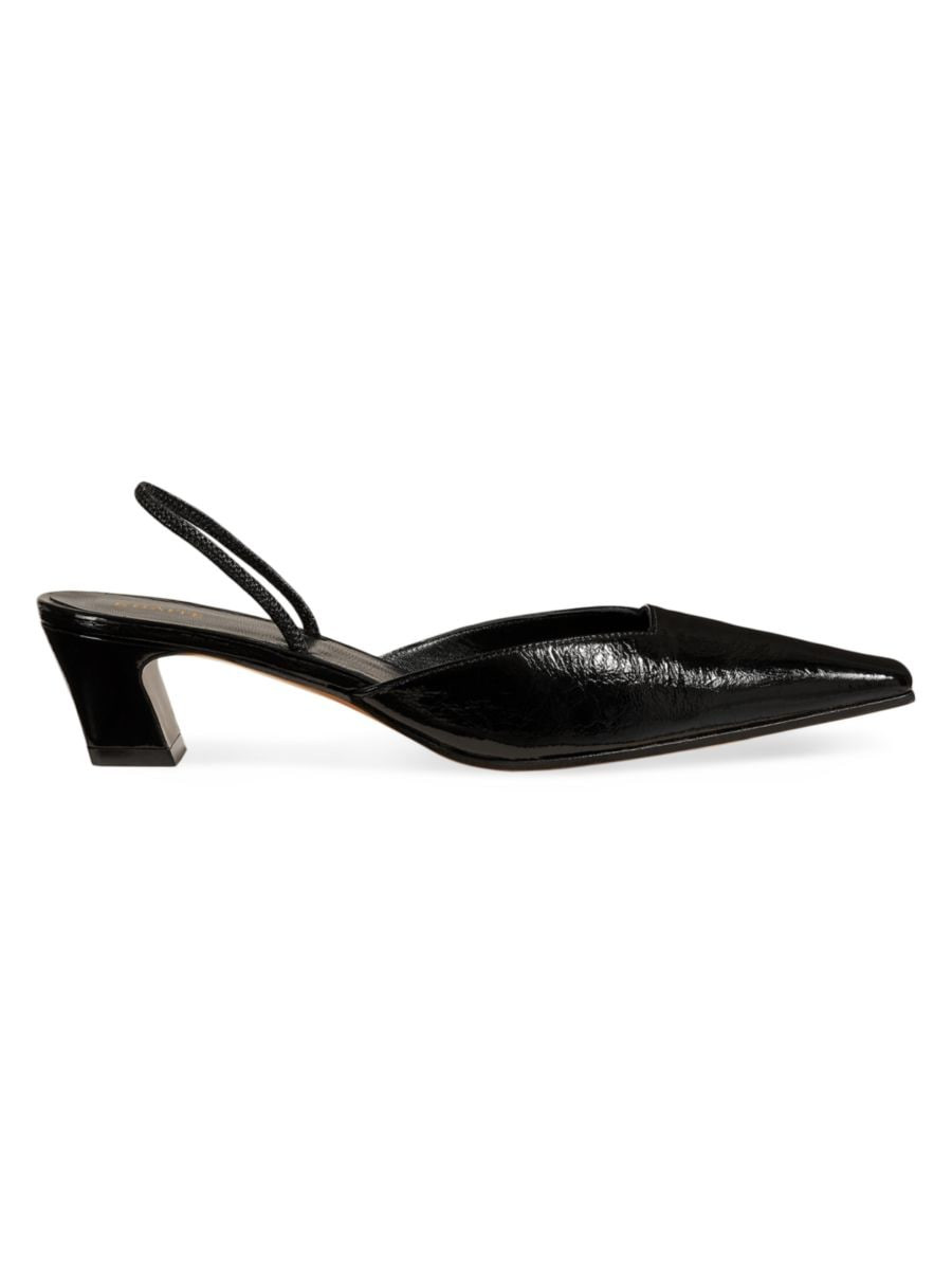Roosevelt 40MM Leather Slingback Pumps | Saks Fifth Avenue