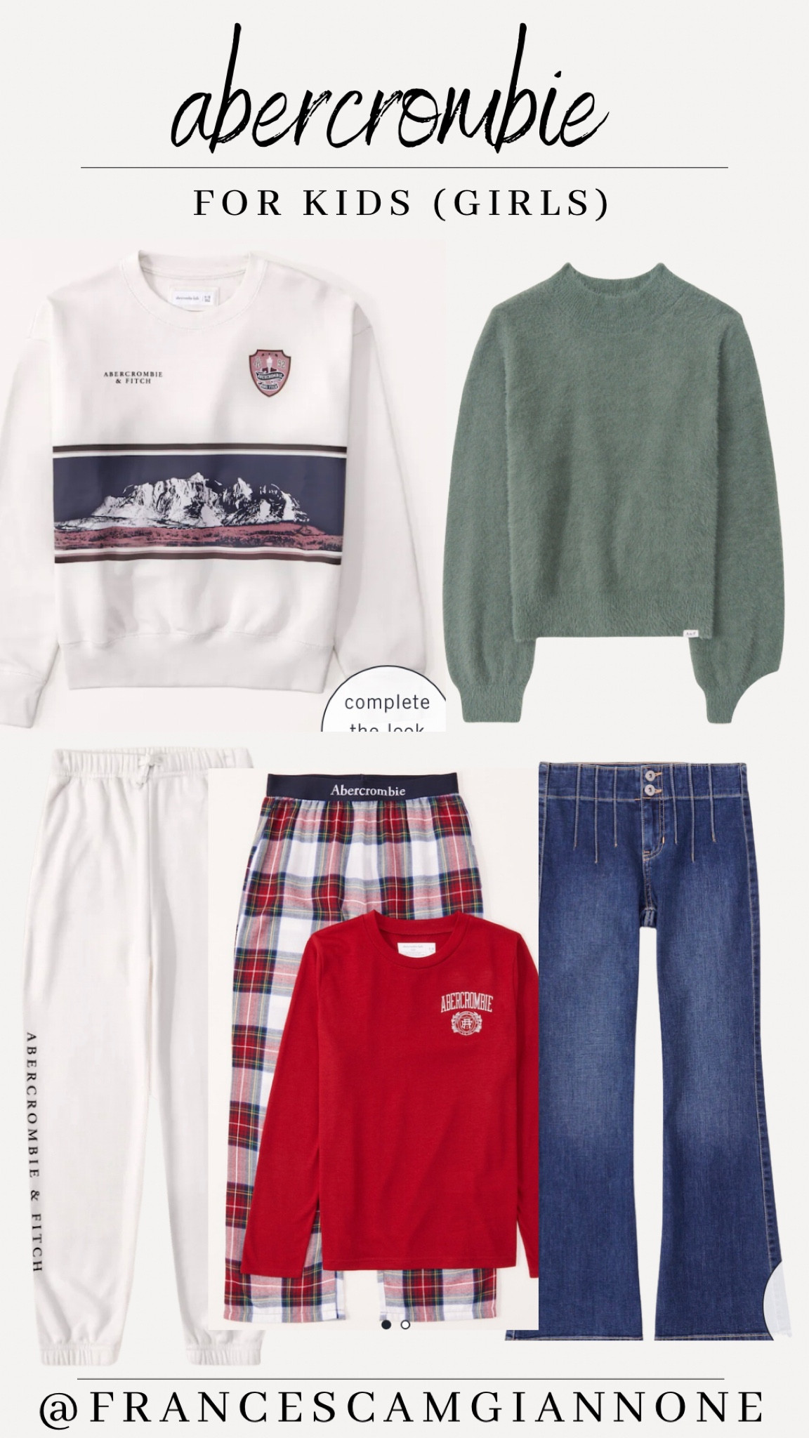 Abercrombie kids girls sale! I love the sweat suit! It’s so cute and comfy!! The flare jeans are so stylish! 

#abercrombiekids #abercrombie #kidsclothes #girlpresent #presentsforgirl 

#LTKHoliday #LTKCyberweek #LTKGiftGuide
