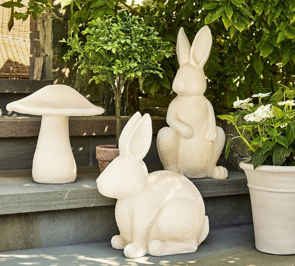 Lit Outdoor Bunny | Pottery Barn (US)