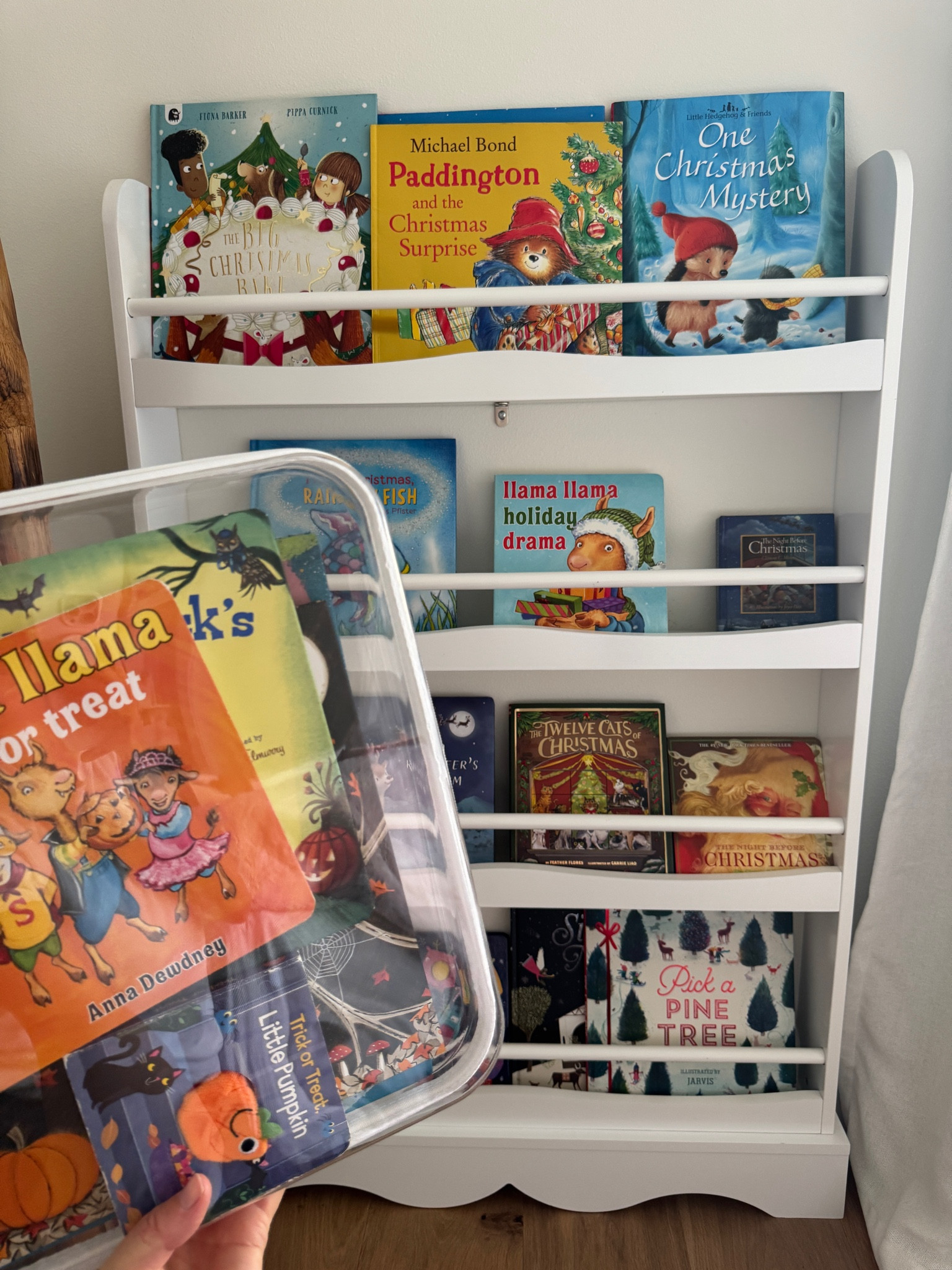 Packing away our seasonal fall books and setting up Christmas! Love storing our seasonal books in these clear hard sided zipper organizers. ✨ I got the Large bliss bins

#LTKHome #LTKSeasonal #LTKHoliday