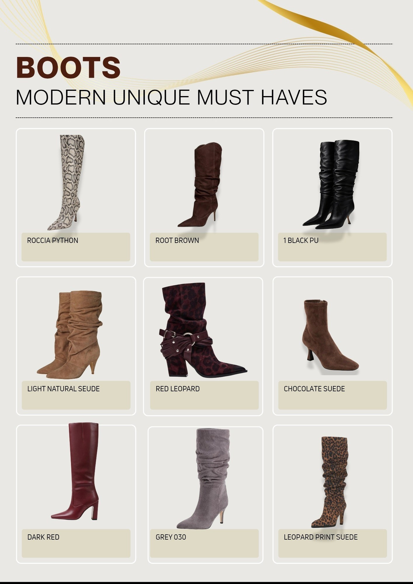 All the boots I really want for Christmas 👢🎄From sleek knee-highs and rich suede to bold leopard and python prints—these are the statement boots I’m obsessed with this season. Perfect for dressing up jeans, elevating dresses, and carrying you straight through winter in style.Santa… just tap the links 😏✨#BootWishlist #WinterStyle #StatementBoots

#LTKGiftGuide #LTKHoliday