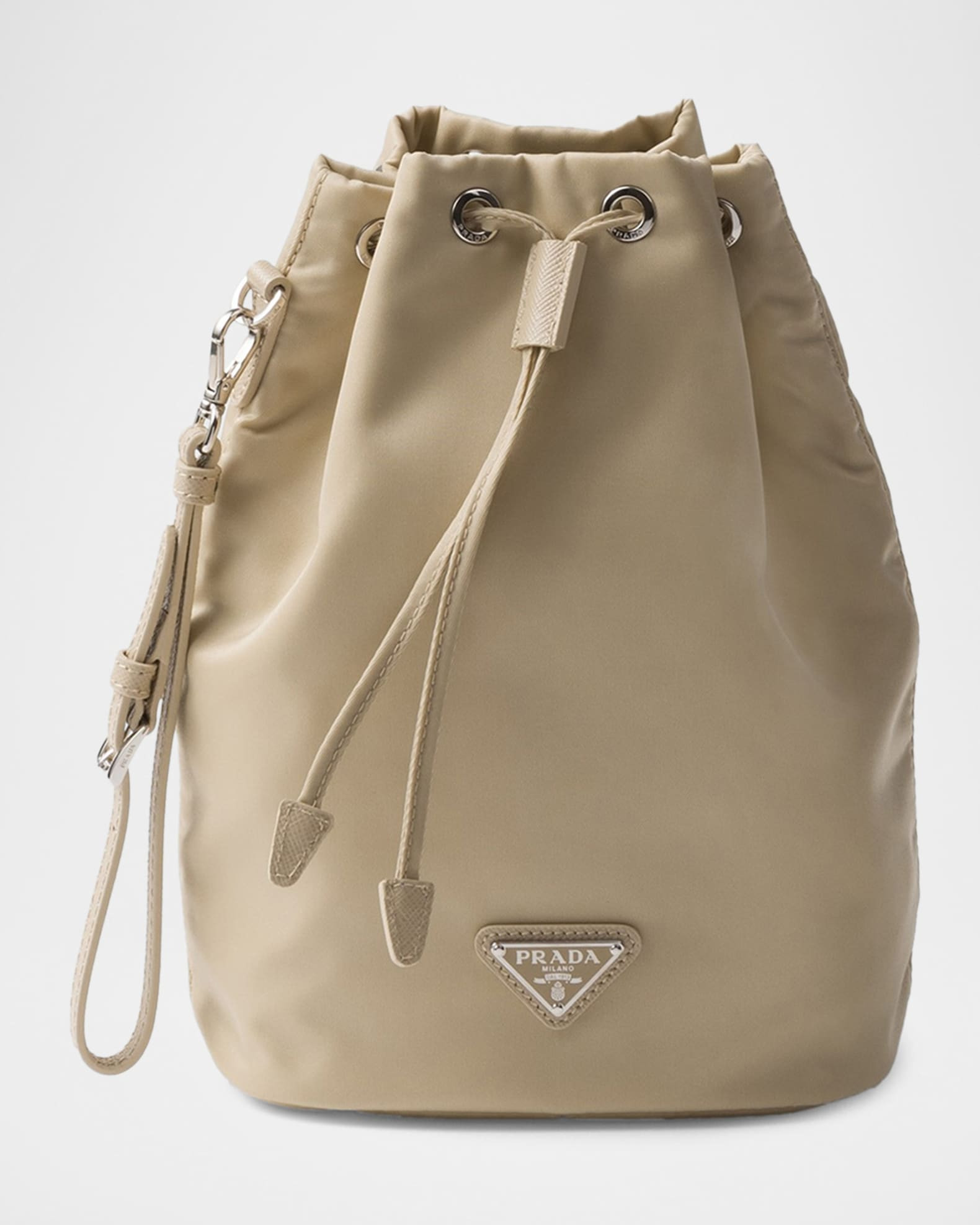 Nylon Drawstring Pouch Wristlet | Neiman Marcus
