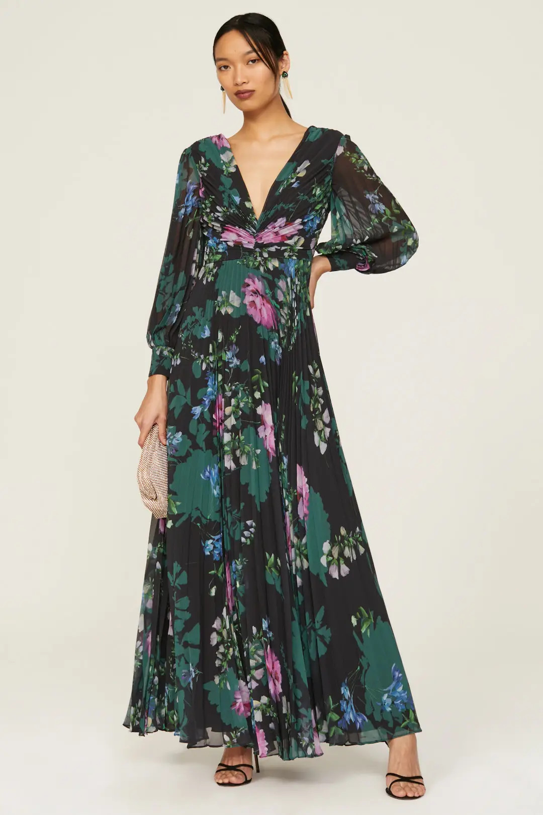 Pleated Gown | Rent the Runway