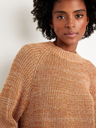 Shaker Stitch Crop Sweater | Old Navy (US)