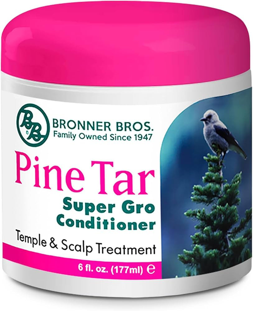 Bronner Bros BB Pine Tar Super Gro Conditioning Temple & Scalp Treatment for Dandruff - Soothes D... | Amazon (US)