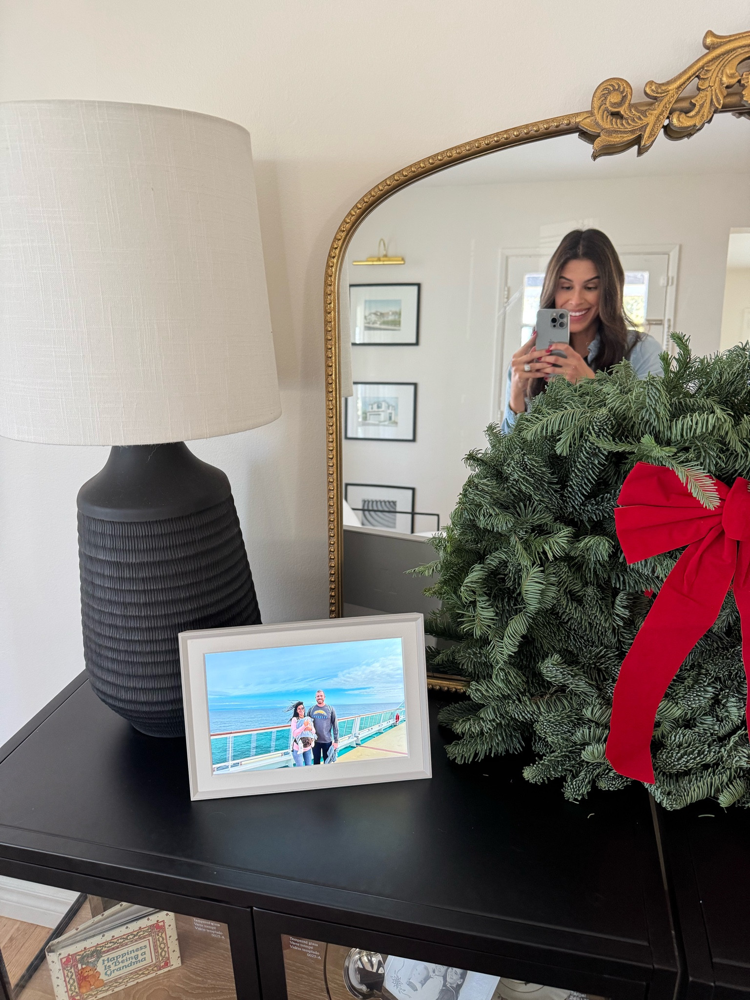 The perfect Christmas gift for that hard to shop for person! 🎁 Use code: HOLIDAY for $35 off at checkout // in-law gift, grandparent gift, parent gift, big gift, aura frame. #AD 

#LTKGiftGuide #LTKHoliday #LTKSeasonal