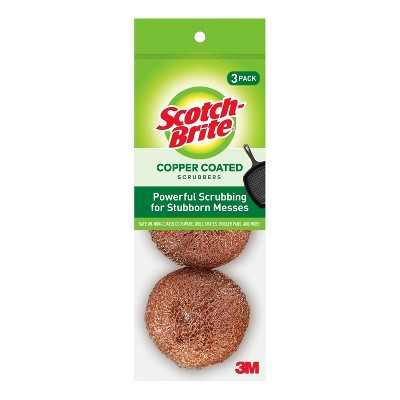 Scotch-Brite Copper Coated Scrubbers - 3ct | Target