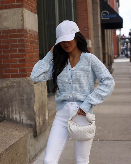 Walmart spring outfit ideas
Blue and white cardigan wearing an XS
White denim wearing a 0
Blue and white sneakers run TTS 
@walmartfashion #WalmartFashion #WalmartPartner



#LTKstyletip #LTKunder100 #LTKunder50