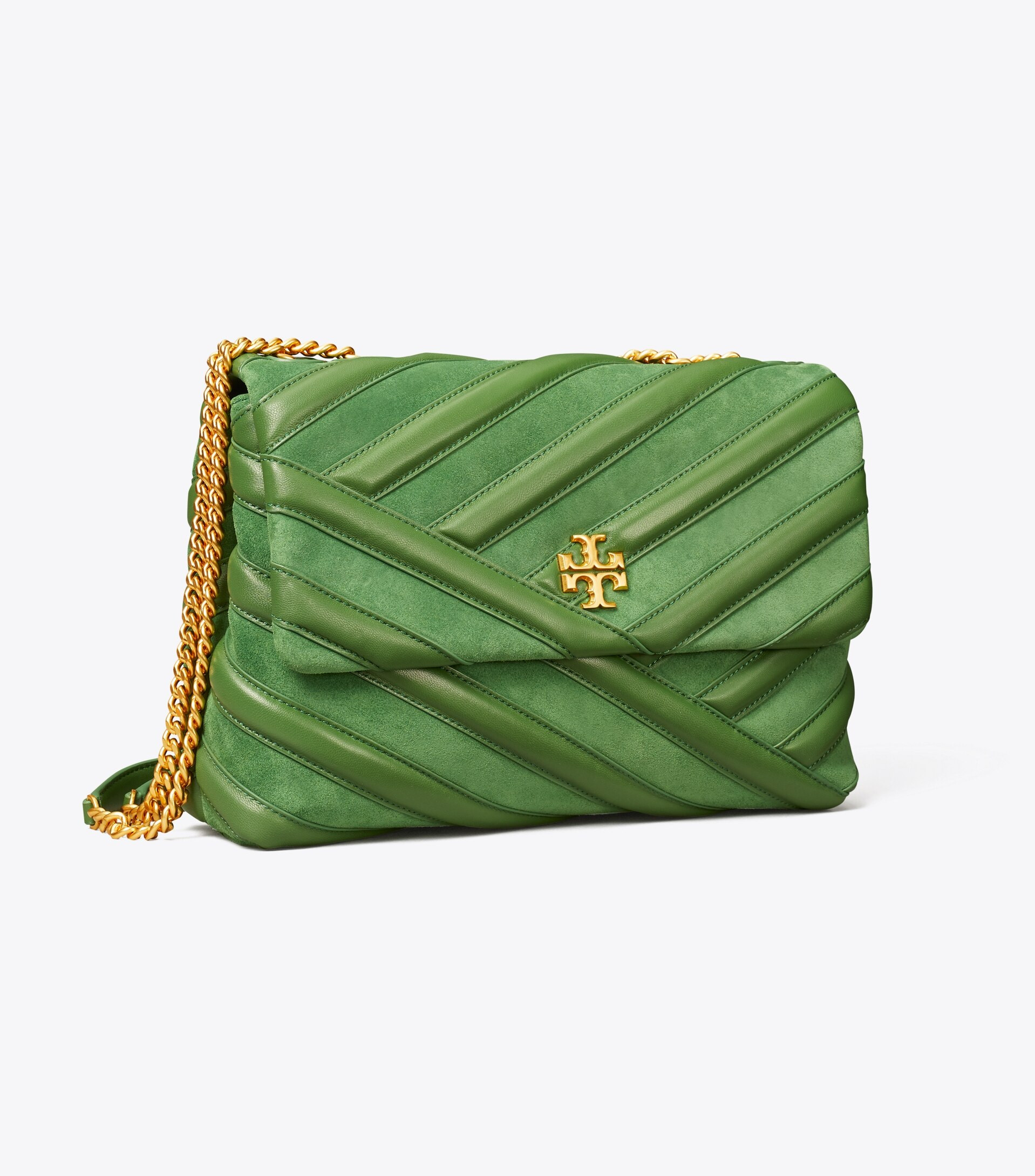 Kira Chevron Bombé Convertible Shoulder Bag | Tory Burch (US)