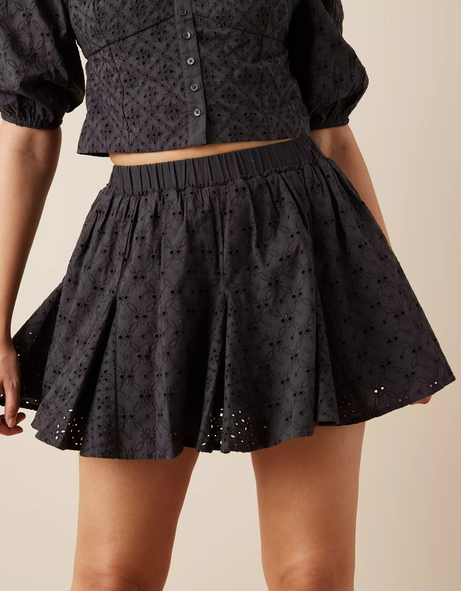 AE High-Waisted Mini Skort | American Eagle Outfitters (US & CA)