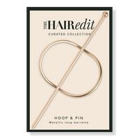 The Hair Edit Gold Hoop & Pin Barrette | Ulta