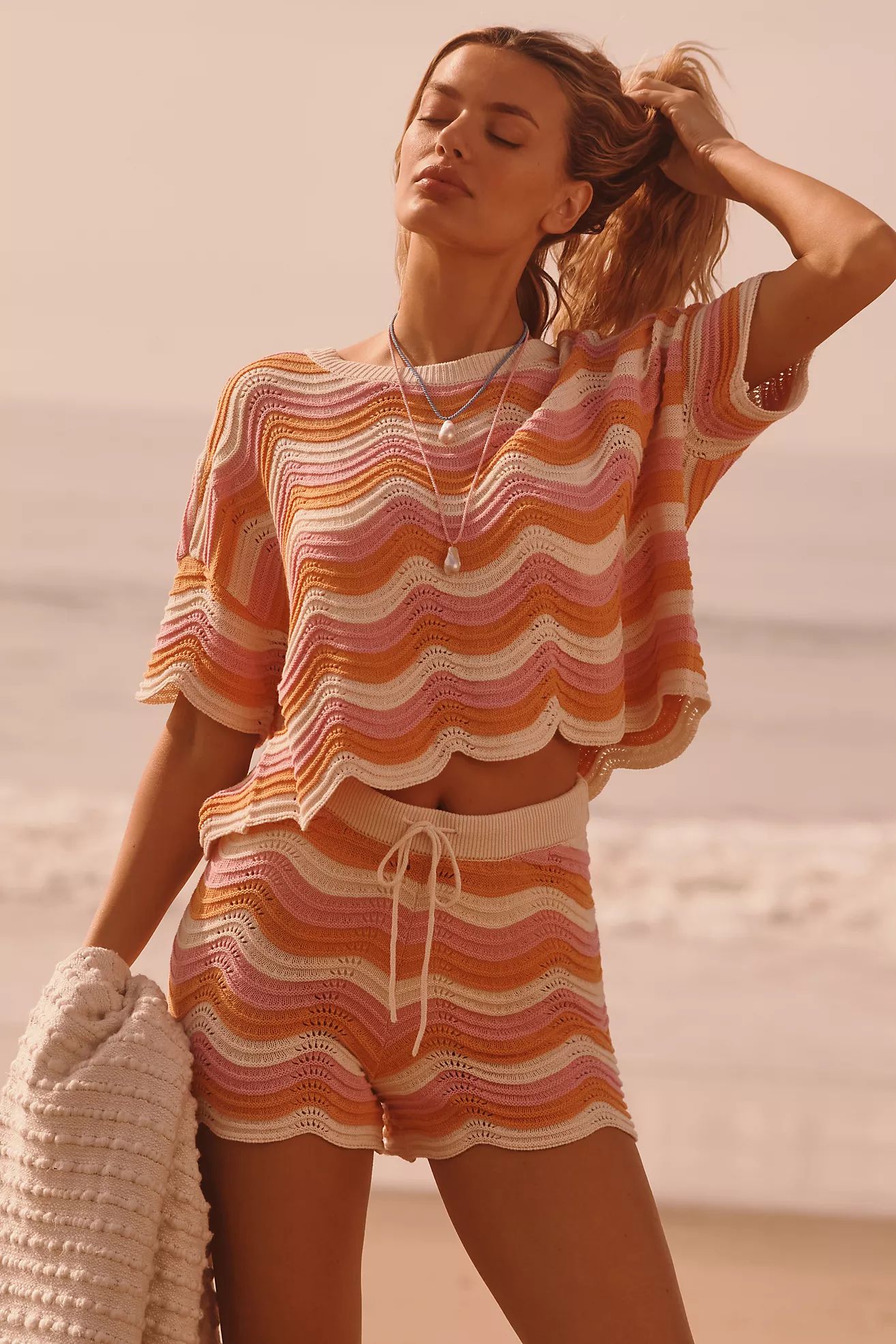 LSPACE Make Waves Shorts | Anthropologie (US)