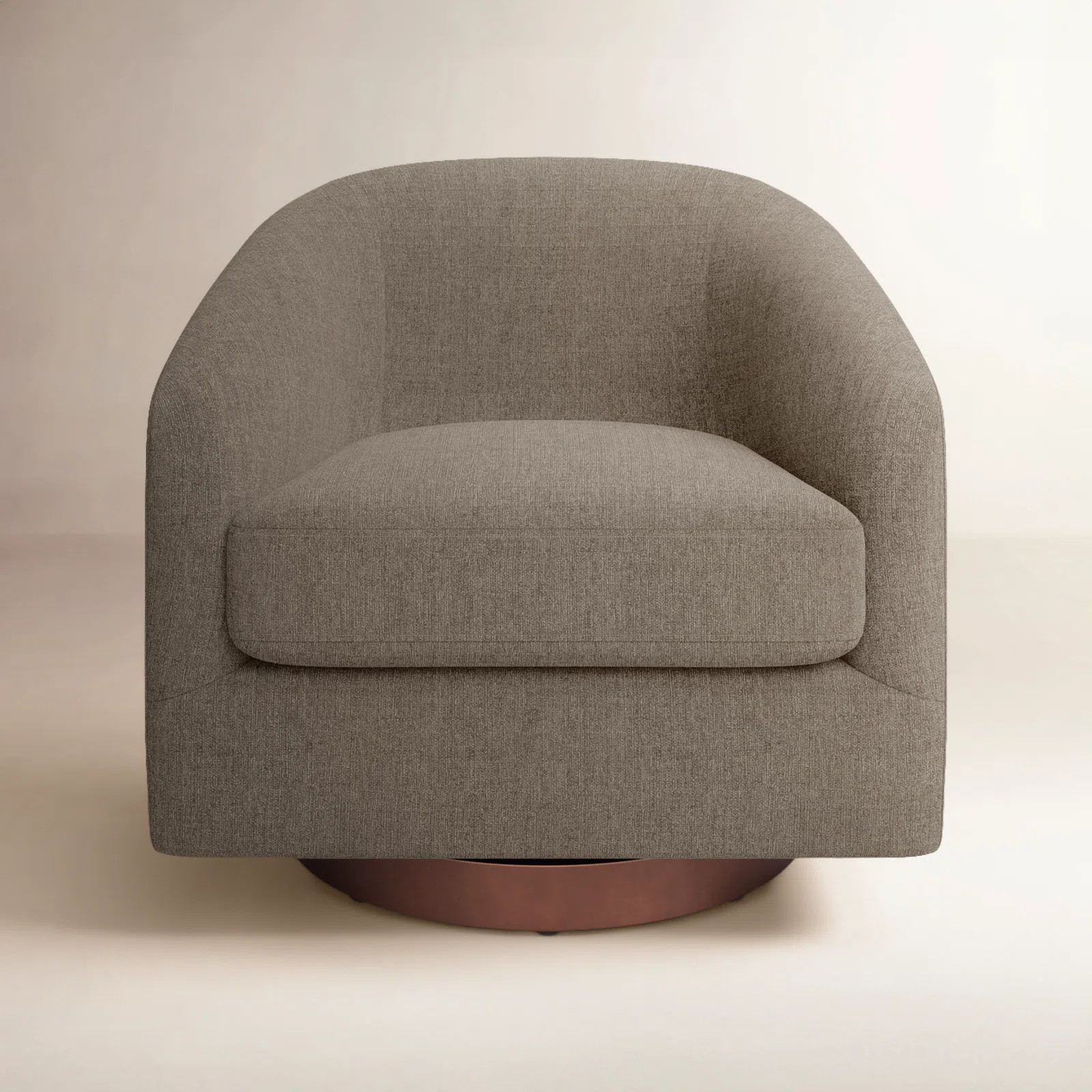Bennett Upholstered Swivel Barrel Chair | Wayfair North America