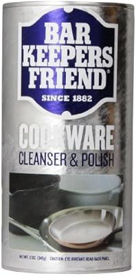 Bar Keepers Friend COOKWARE Cleanser and Polish Powder 12 Ounce Each Can 2 Pack | Amazon (US)