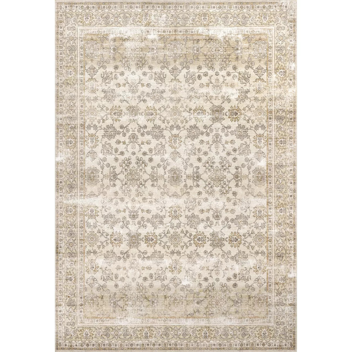 nuLOOM Deadra Vintage Floral Machine Washable Area Rug | Target
