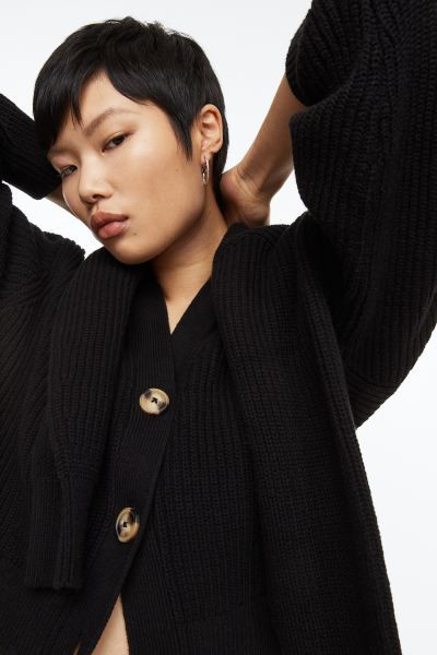 Rib-knit cardigan | H&M (US + CA)