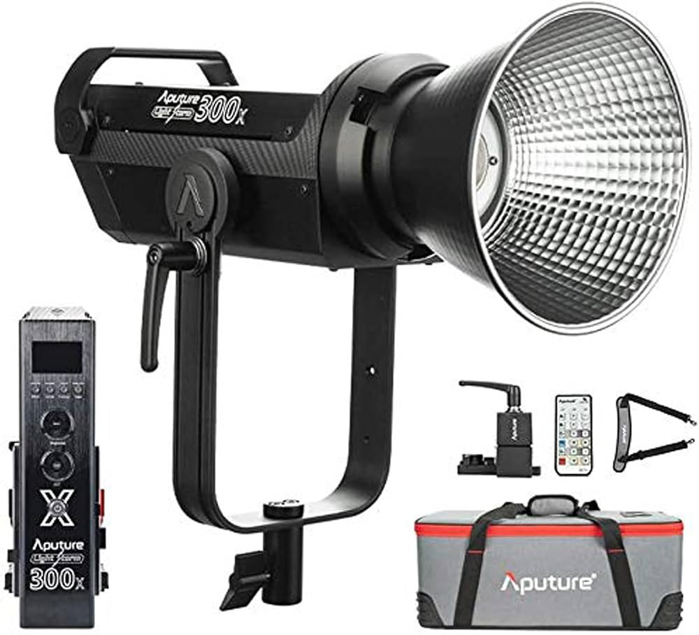 Aputure 300X Led Video Light,300W Aputure LS 300X,Bi-Color 2700K-6500K,24300lux@1m,APP and Remote... | Amazon (US)