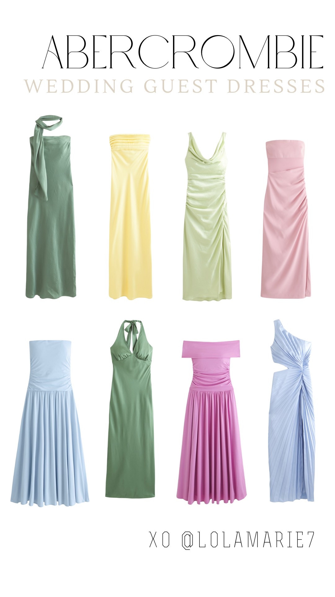 Abercrombie spring wedding guest dresses! 🌷
20% off $125 use code EXTRA20

#abercrombie #weddingguest #springdress 

#LTKWedding #LTKStyleTip #LTKSaleAlert