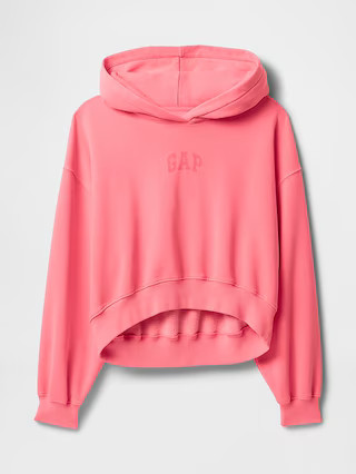 VintageSoft Arch Logo Cropped Hoodie | Gap (US)