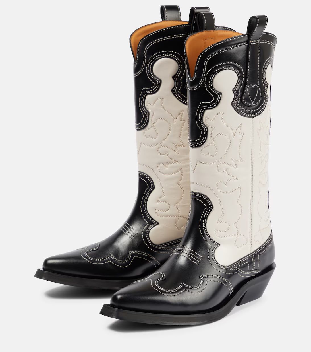 Leather cowboy boots | Mytheresa (UK)