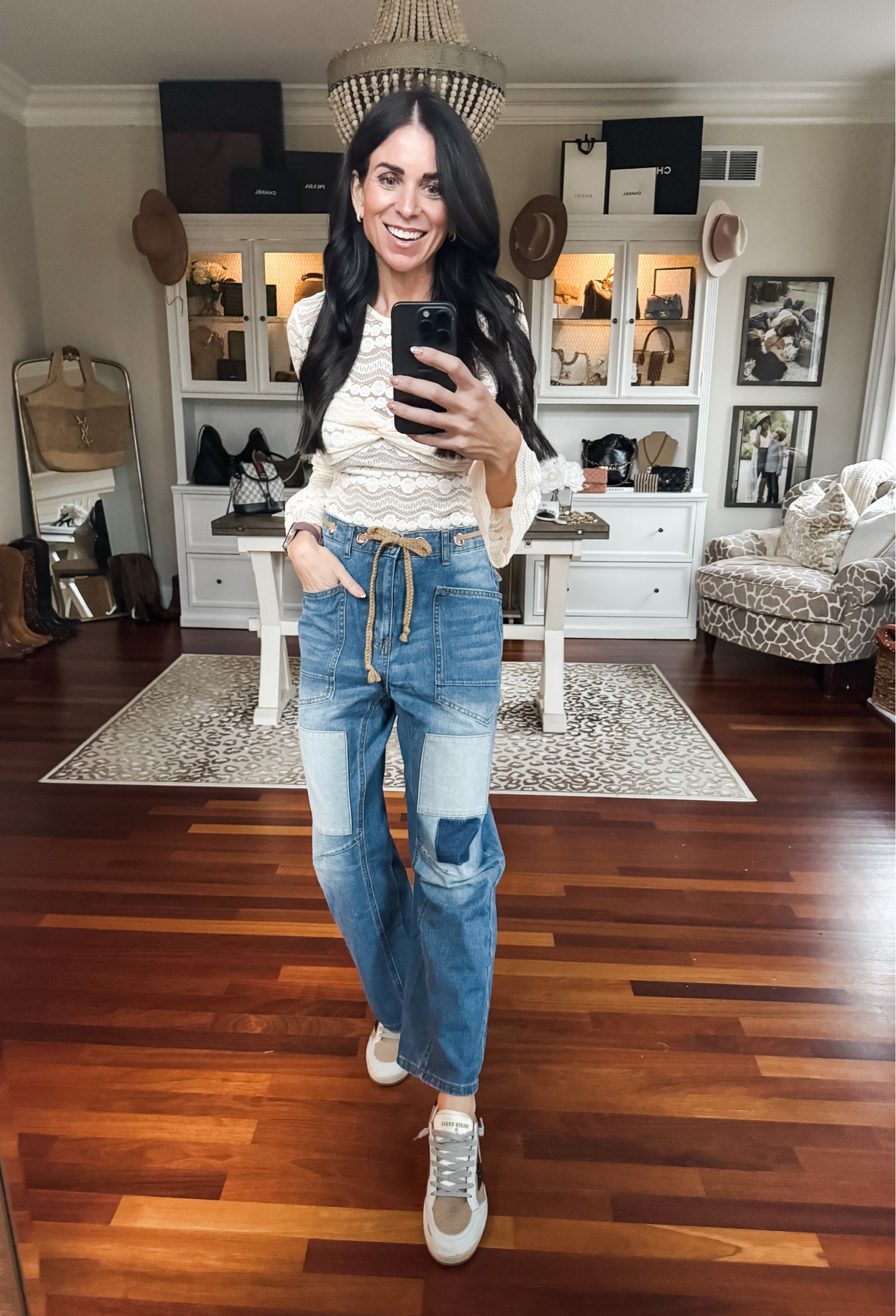 Wearing a 2 in the denim small top

#LTKStyleTip #LTKFindsUnder50 #LTKSeasonal