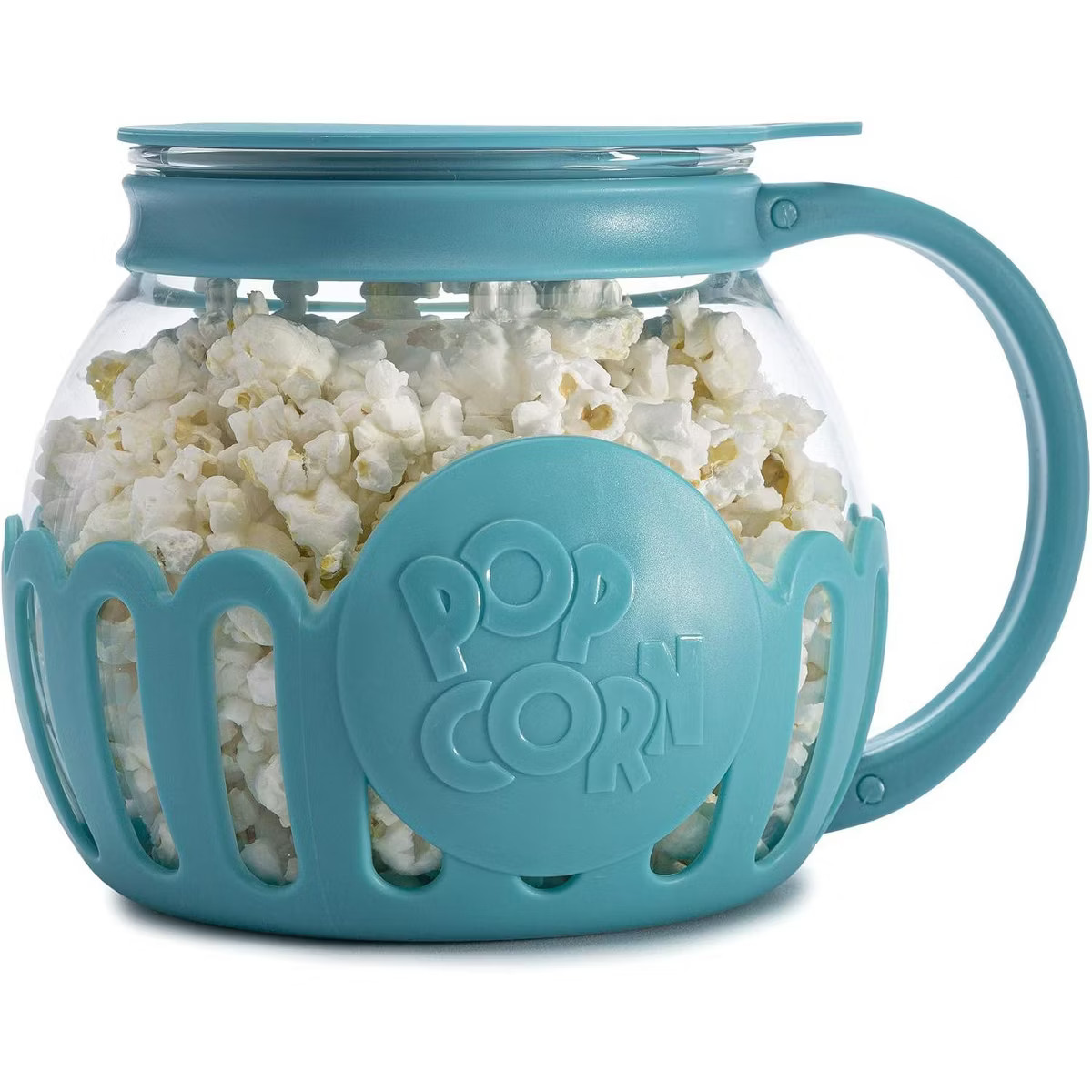 Patented Micro-Pop Microwave Popcorn Popper, Temperature-Safe Glass with 3-in-1 Lid, BPA-Free (Re... | Target
