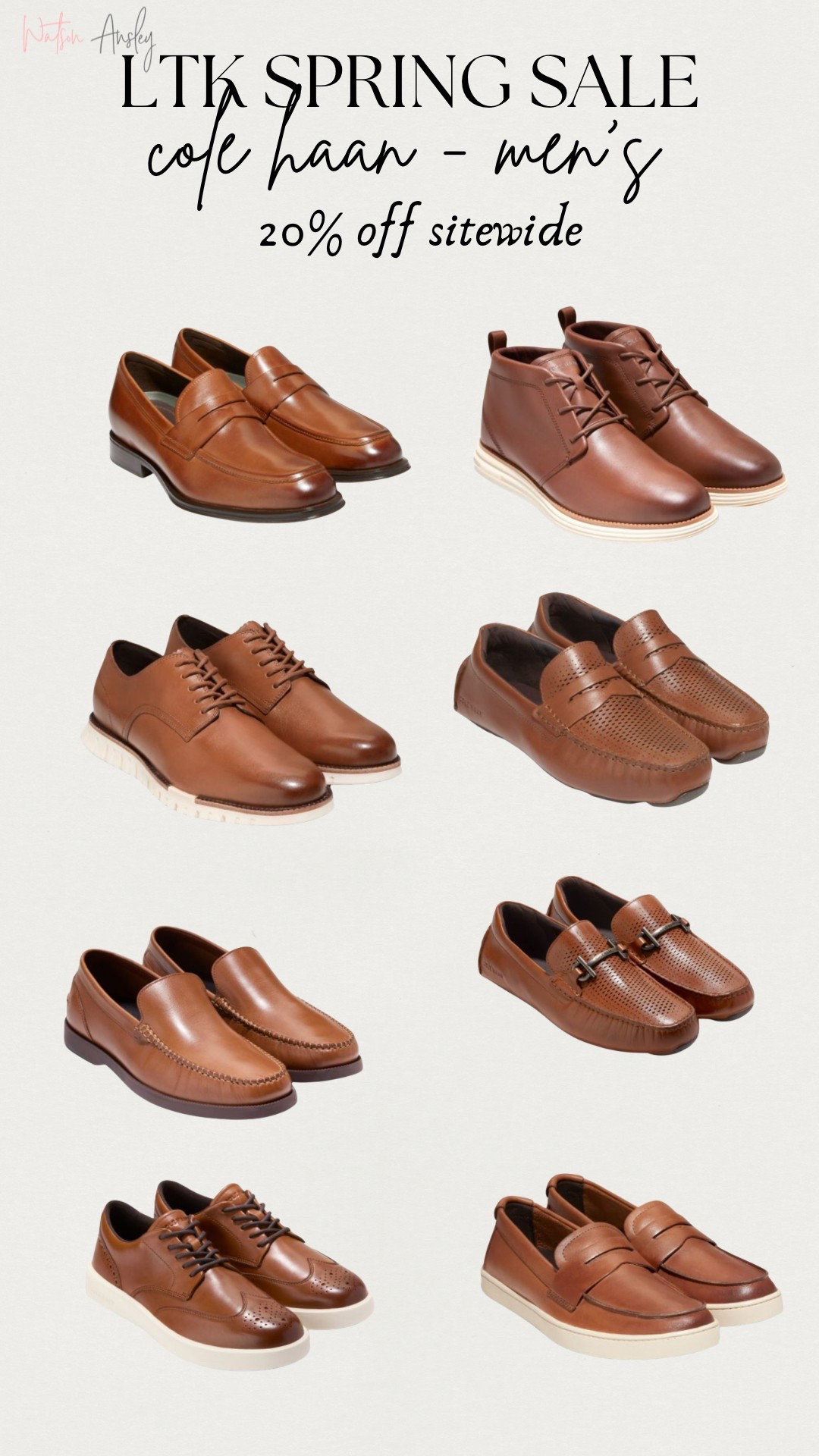 Shop 20% off sitewide Cole Haan’s men’s shoes below by copying the promo code and pasting at checkout during the LTK Spring Sale!

Click below to shop!

Shoes | loaders | ties | dress shoes | boots | drivers | classic | work | suits | shoes 



#LTKSpringSale #LTKStyleTip #LTKShoeCrush