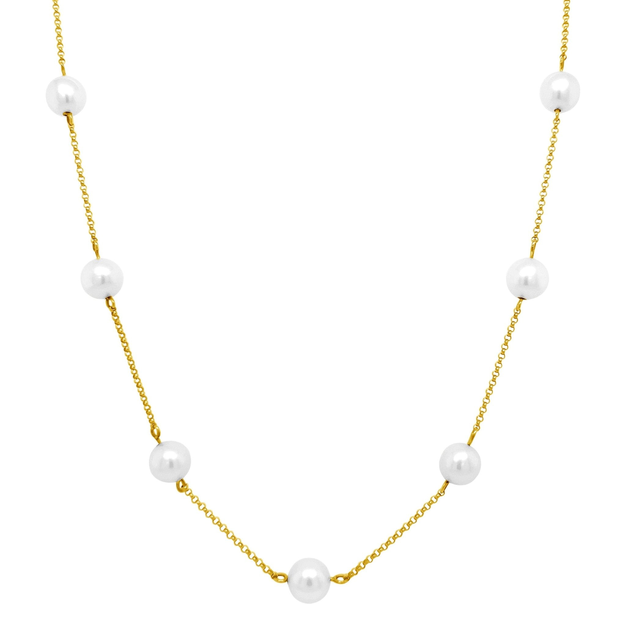 Pearls by the Yard Necklace | LINDSEY LEIGH JEWELRY