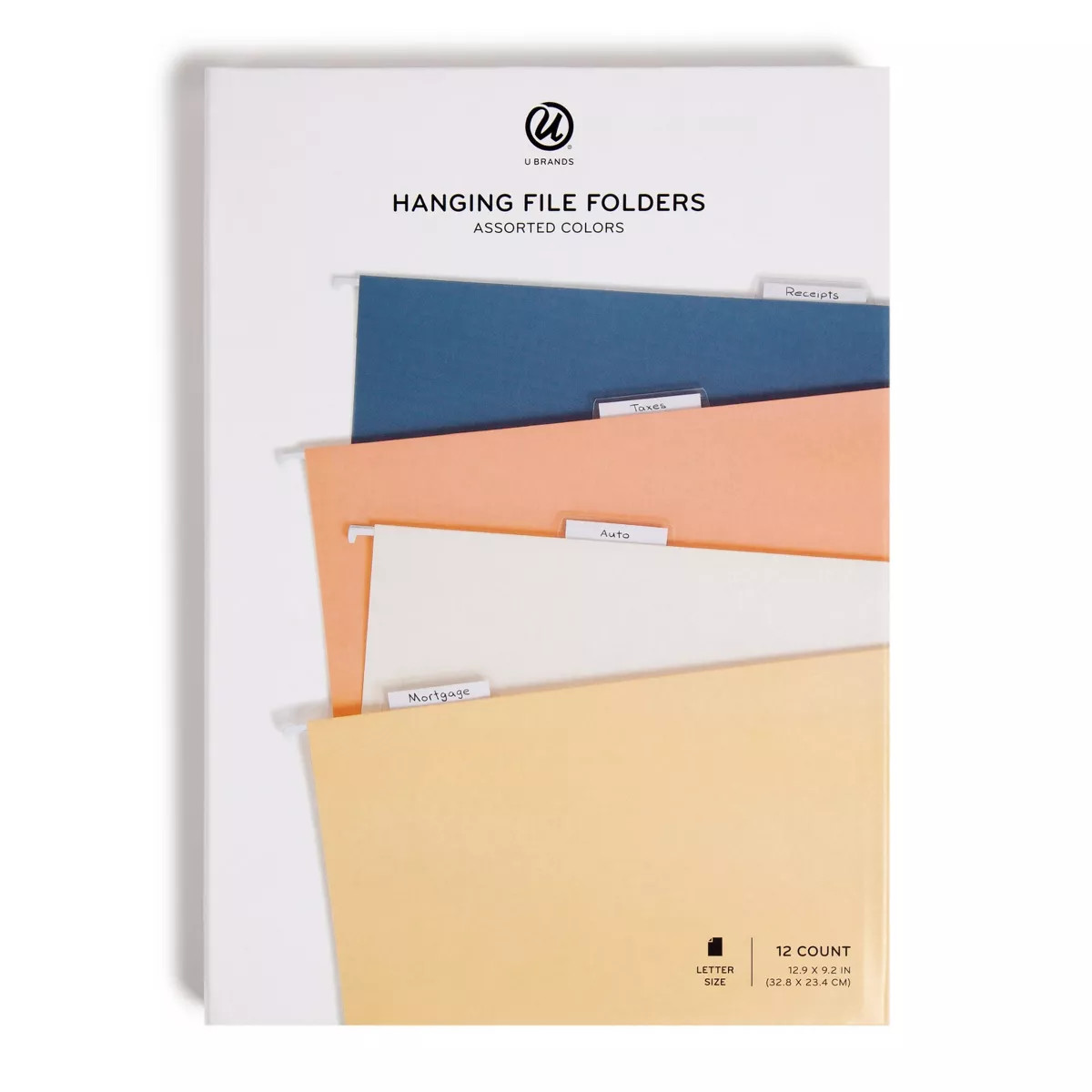 U Brands 12ct Hanging File Folders - Cottage Core | Target